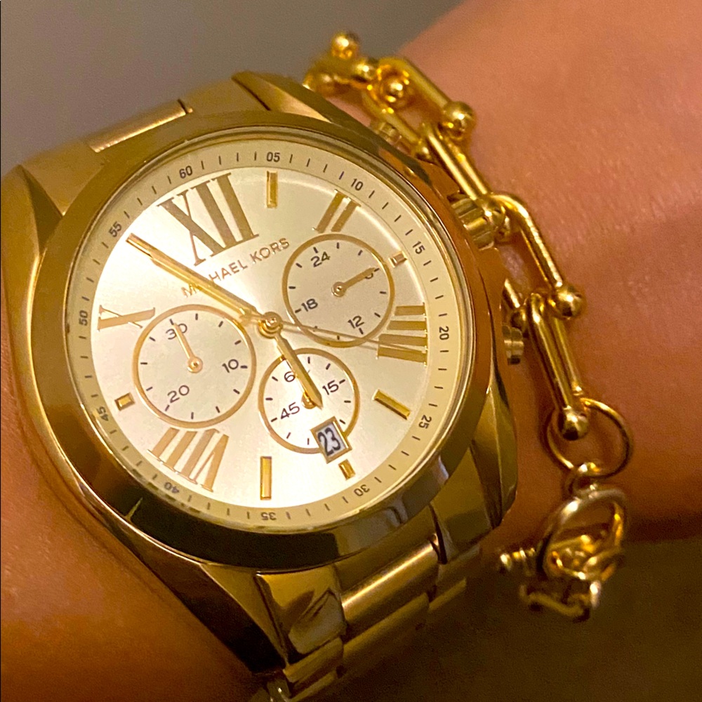 Gold Bracelets.